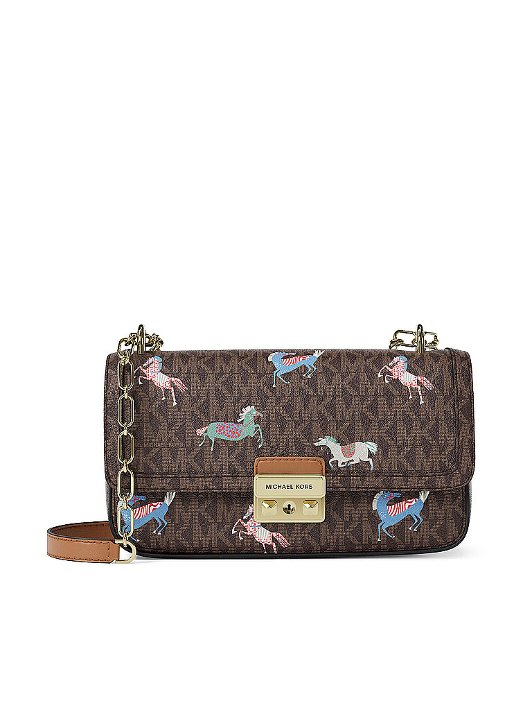MICHAEL KORS Tasche - Schultertasche TRIBECA braun damen